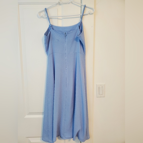 🌟3 for $25- Light blue polka dot dress - Picture 5 of 5